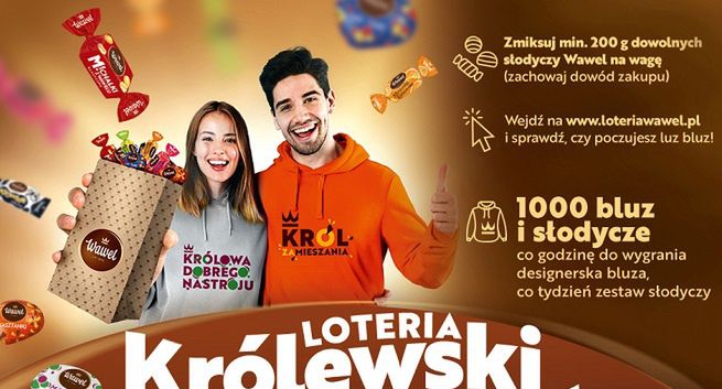 "Królewski Luz Bluz" w loterii słodyczy Wawel