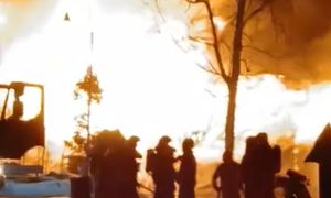 Bawili się na weselu. Nagle wybuchł pożar. Wstrząsające nagrania