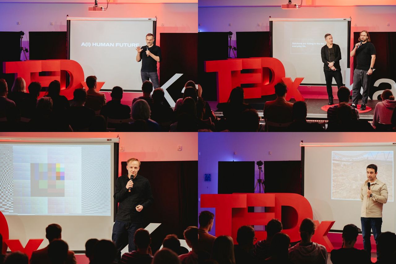 Prelegenci podczas spotkania TEDx Kamionek | Beyond Boundaries