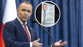 Karykatura prezydenta wywieszona nocą. Podliczyli koszty głośnego weta