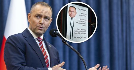Karykatura prezydenta wywieszona nocą. Podliczyli koszty głośnego weta