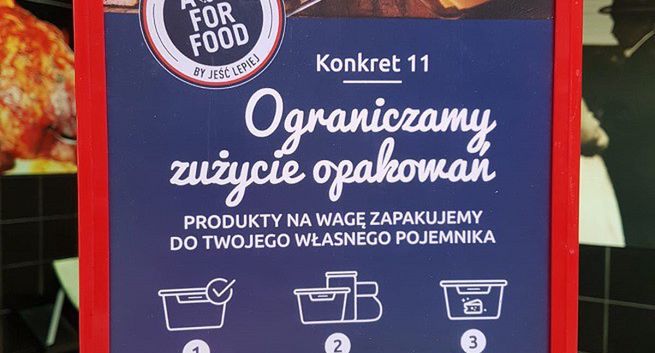 Do Carrefoura na zakupy z własnymi opakowaniami - w całej Polsce