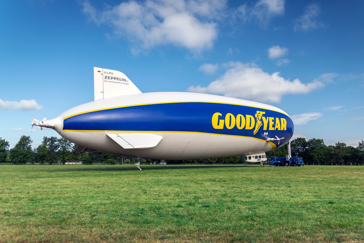 24h Le Mans 2023 widziane ze sterowca Goodyear Blimp