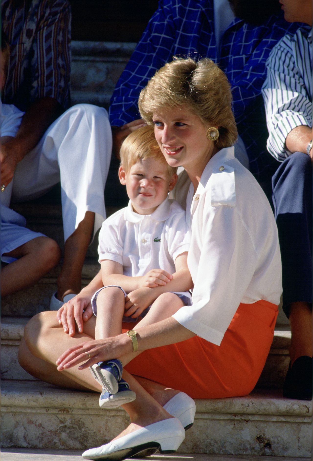 Prinzessin Diana und Prinz Harry