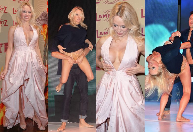 Seksowna (?) Pamela Anderson prezentuje swoje taneczne zdolności w niemieckim programie