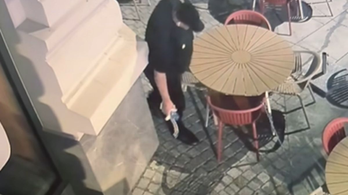 Nagranie z monitoringu ukazujące Turka Mike'a P.