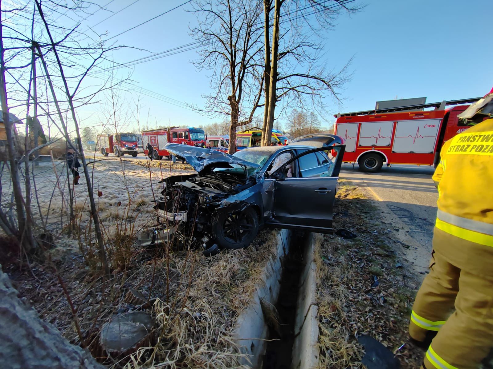 Wypadek w miejscowości Rzepinek