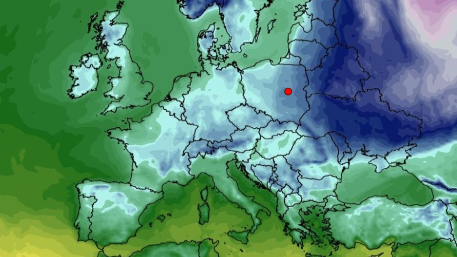 Temperatury w Europie