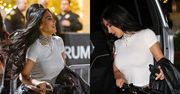 Pozbawiona stanika Kim Kardashian dokazuje ze złamaną stopą po koncercie