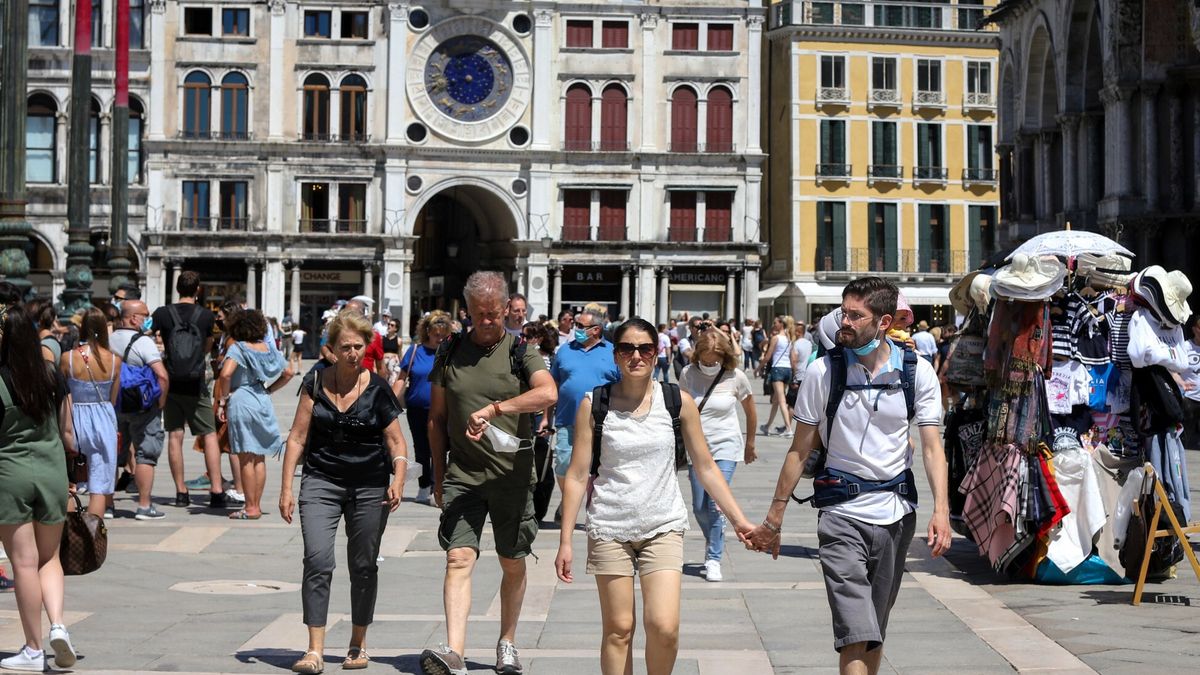 Wenecja w czasie koronowirusa21.06.2020 Wenecja Wenecja w czasie koronowirusa otwiera sie na turystow fot.Tomasz Kudala/REPORTERTomasz Kudala/REPORTER