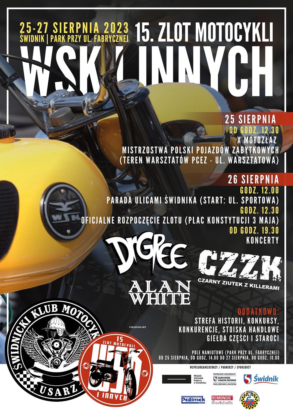 zlot WSK i innych pojazdów świdnik plakat