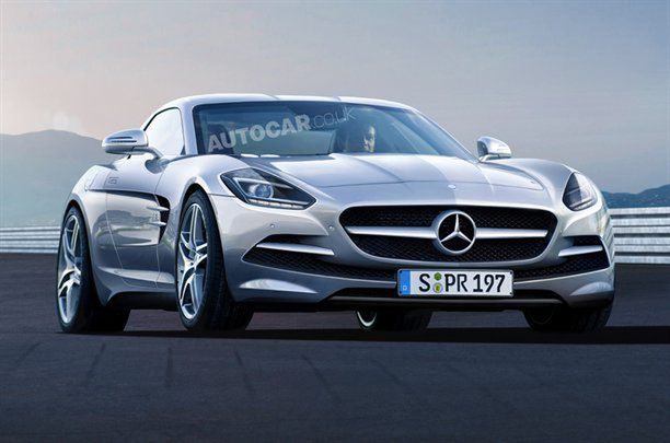 2014 Mercedes SLC - nieoficjalna wizualizacja (źródło: Autocar)