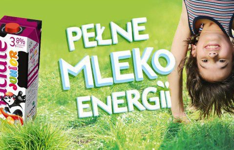 "Pełne mleko energii" w kampanii mleka Łaciate Junior