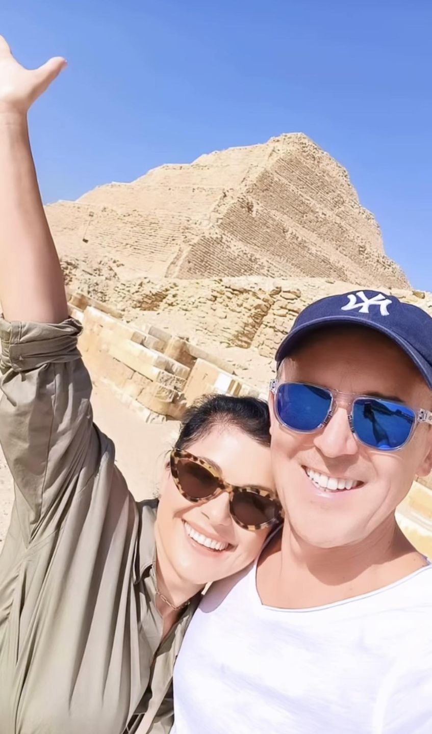 Katarzyna Cichopek i Maciej Kurzajewski w Egipcie 