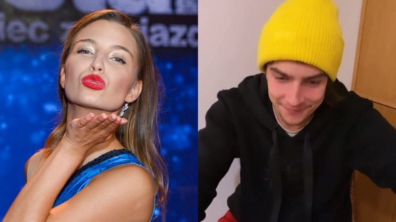 Julia Wieniawa została podkładką pod myszkę Nikodema Rozbickiego