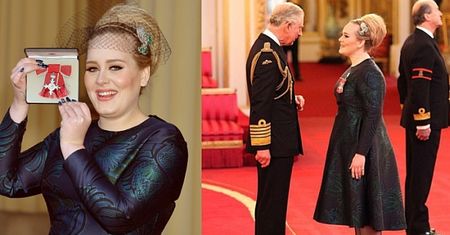 Adele u królowej! SCHUDŁA?