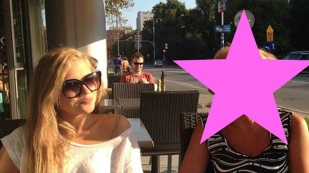 Marta Kaczorowska z mamą