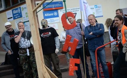 Protest frankowiczów w Warszawie. "Czujemy się bezradni'