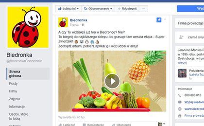 Biedronka na Facebooku. I już z pierwszym kryzysem w social mediach