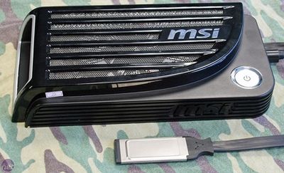 Zewnętrzna karta graficzna do notebooka od MSI