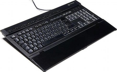 Revoltec K102 Touch - multimedialna klawiatura z osłoną zabezpieczającą przed kurzem