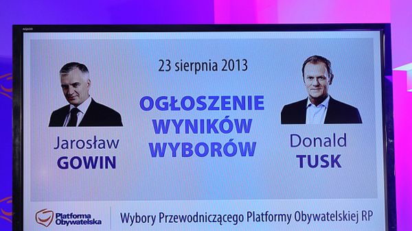 Zaskoczenia nie było - wybory w PO wygrał Donald Tusk