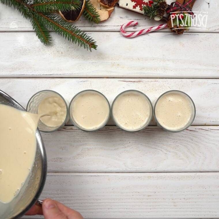 panna cotta a'la egg nog