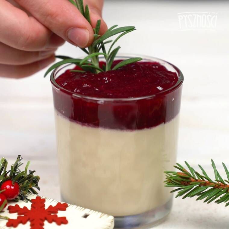 panna cotta a'la egg nog
