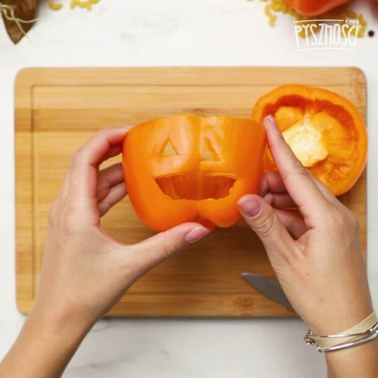 faszerowane papryki na halloween