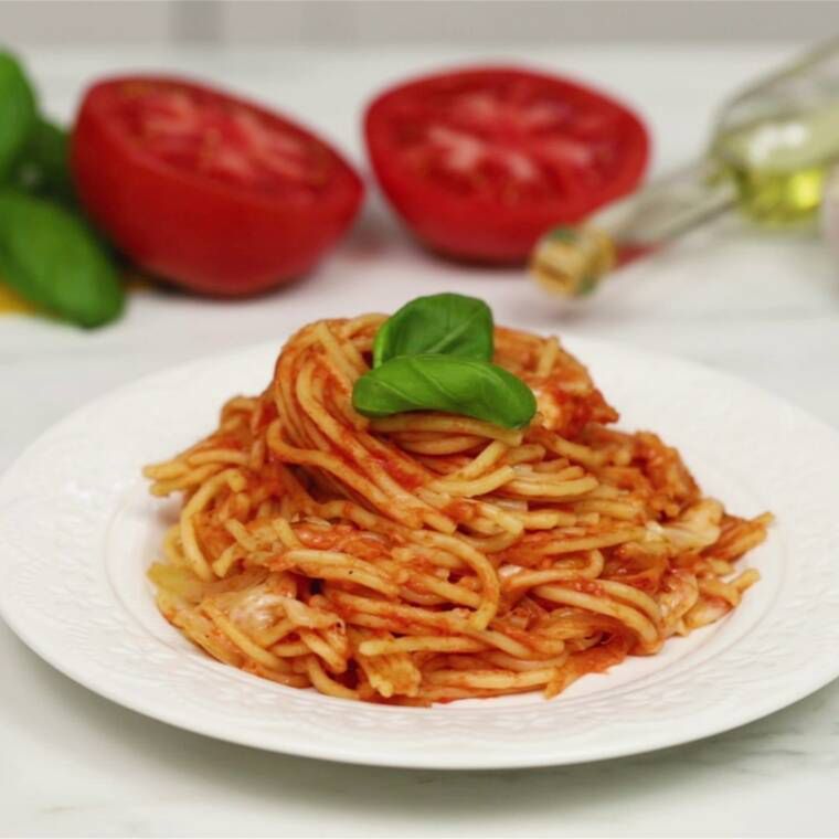 błyskawiczne spaghetti z piekarnika