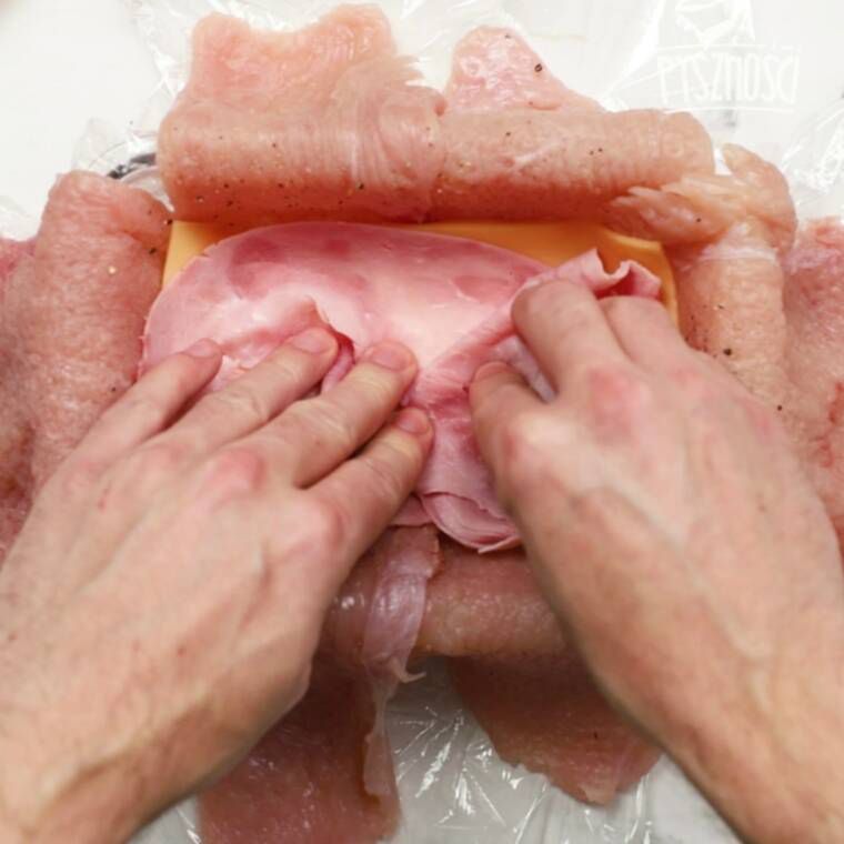 gigantyczny cordon bleu