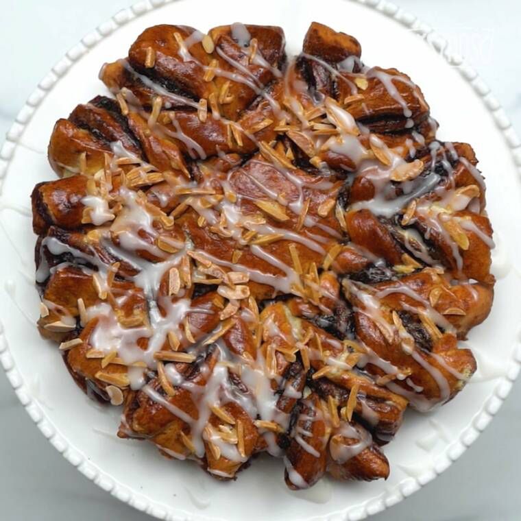 świąteczna drożdżowa gwiazdka