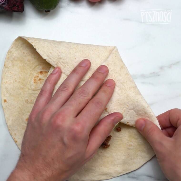 chrupiący wrap z nachosami