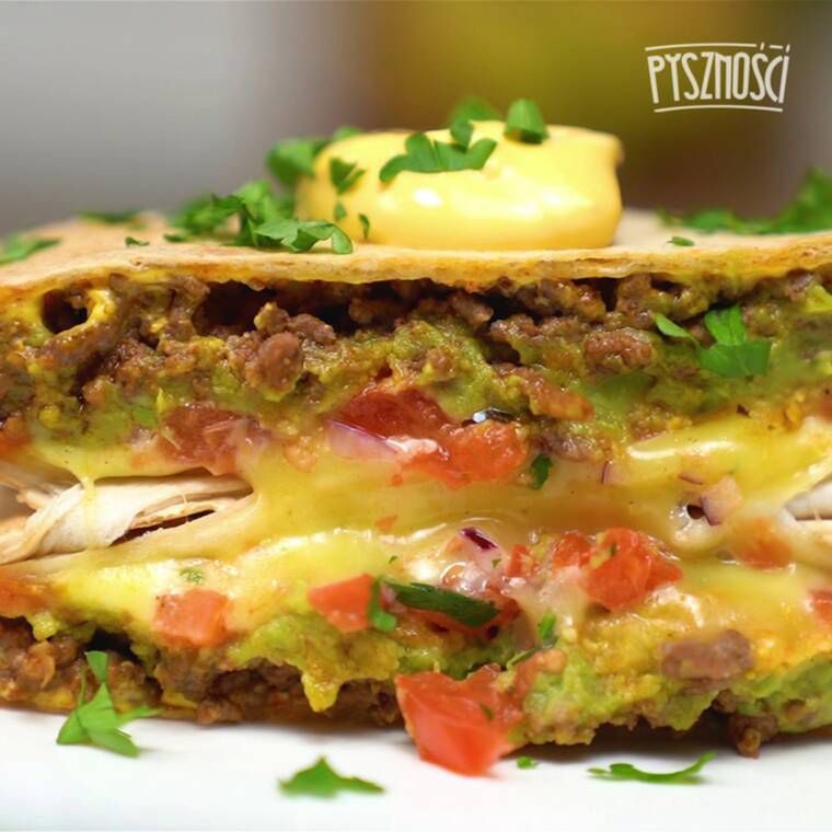 chrupiący wrap z nachosami