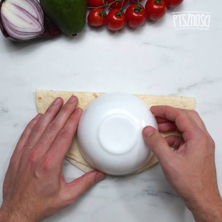 chrupiący wrap z nachosami