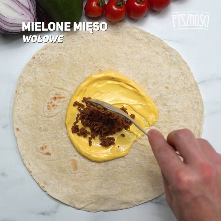 chrupiący wrap z nachosami