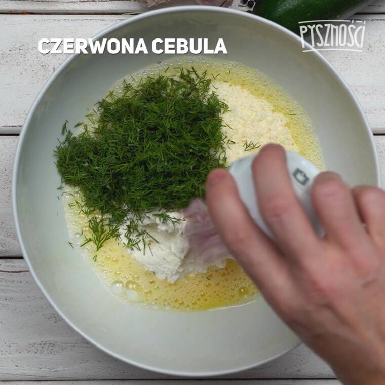 sernik z cukinią i ricottą