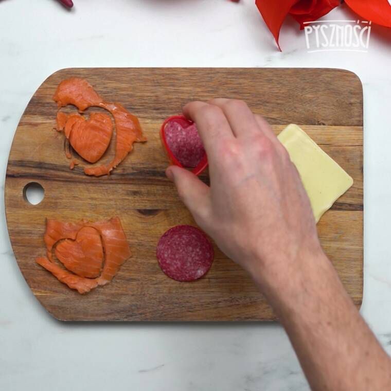 serduszka na walentynki z ciasta francuskiego