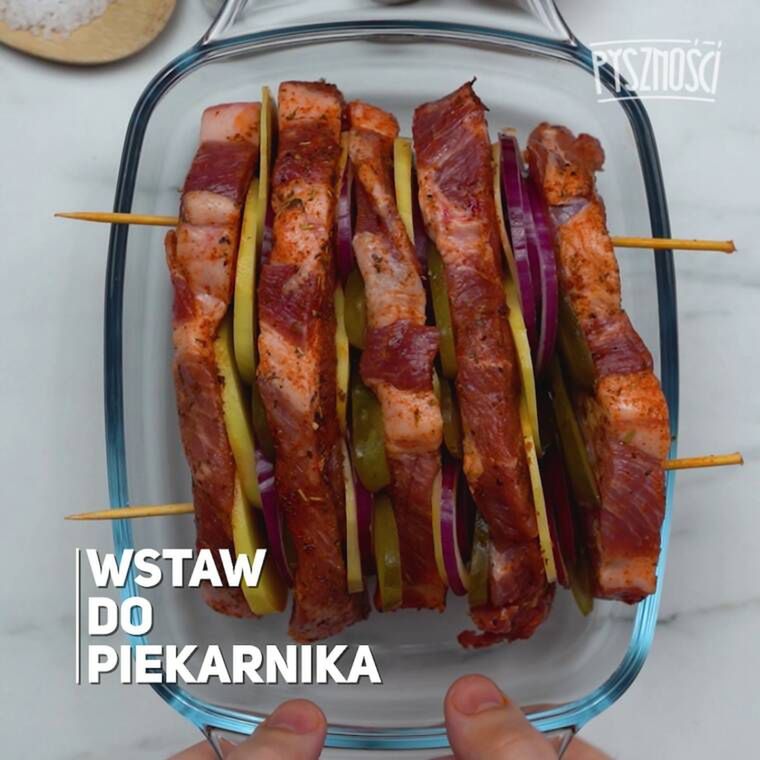 pieczona karkówka z warzywami