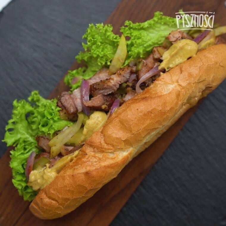 pieczona karkówka z warzywami