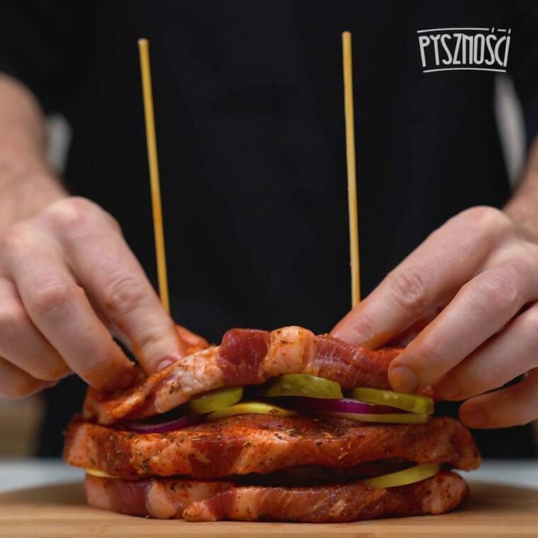 pieczona karkówka z warzywami