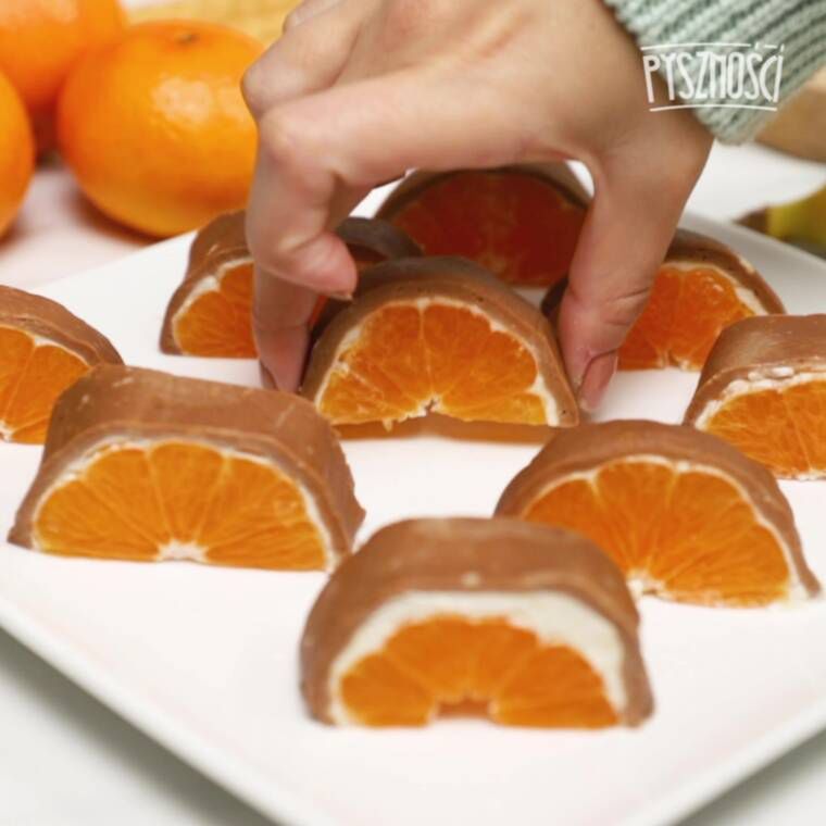 genialna rolada z mandarynkami bez pieczenia