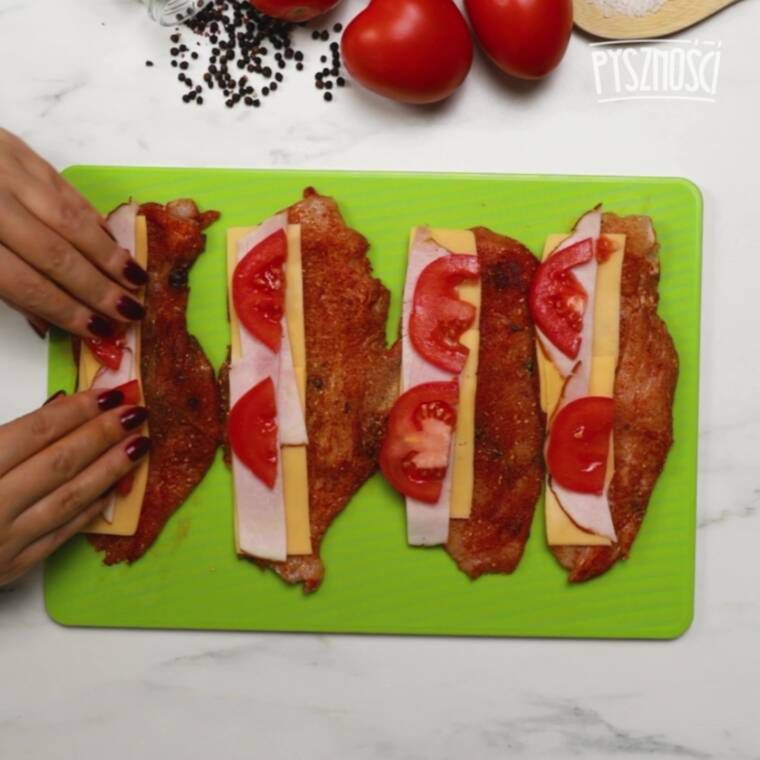 szaszłyki z kurczaka z boczkiem