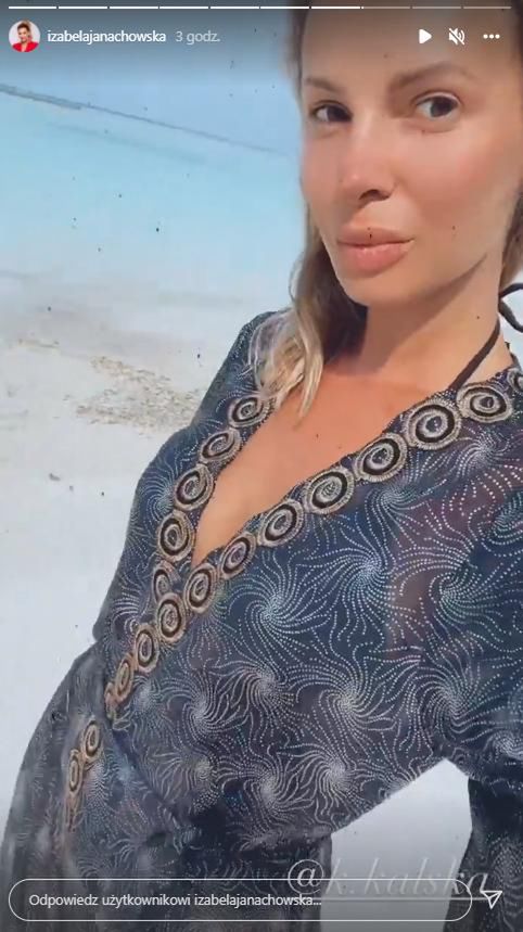 Izabela Janachowska na rajskich wakacjach