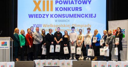 Laureaci Powiatowego Konkursu Wiedzy Konsumenckiej