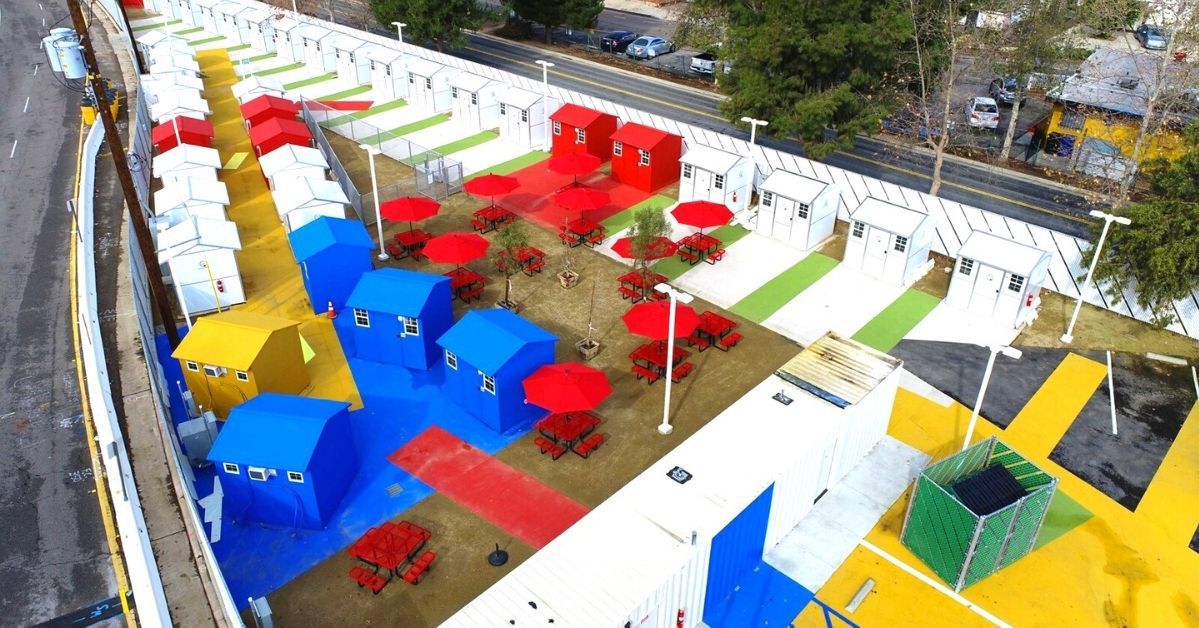 A Colorful Village Was Built in Los Angeles. This Mysteriously Looking Project Is to Improve the Situation of the Homeless