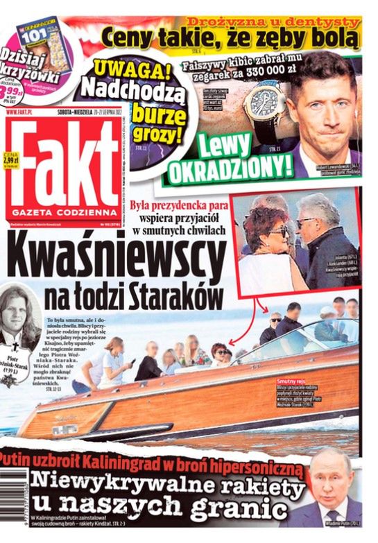 Aleksander i Jolanta Kwaśniewscy wspierają Agnieszkę Woźniak-Starak