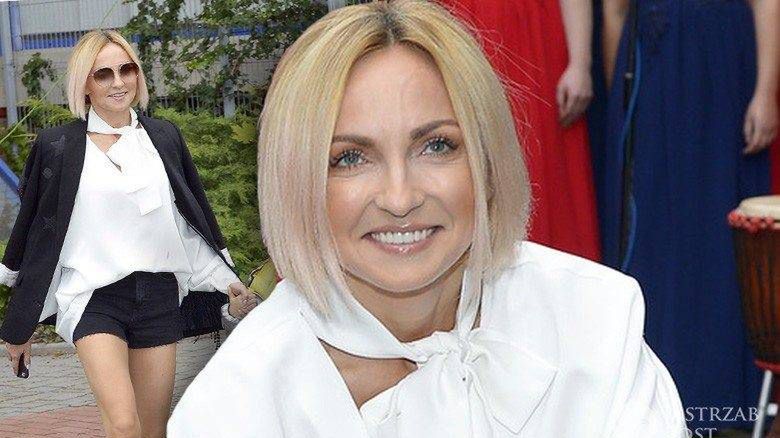 Ania Wyszkoni z córką na próbie - Opole 2017