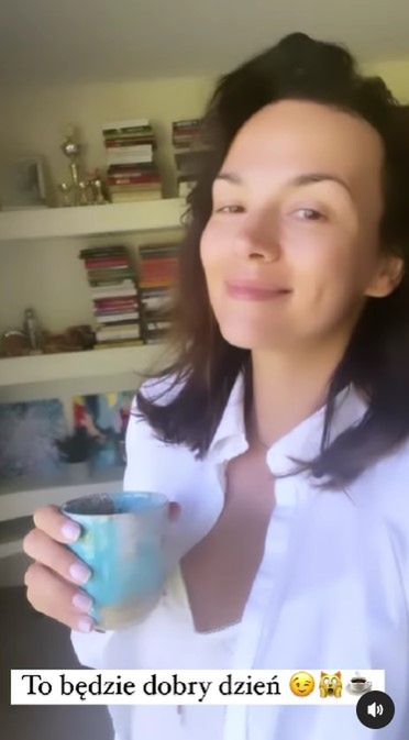 Paulina Krupińska oblała się kawą