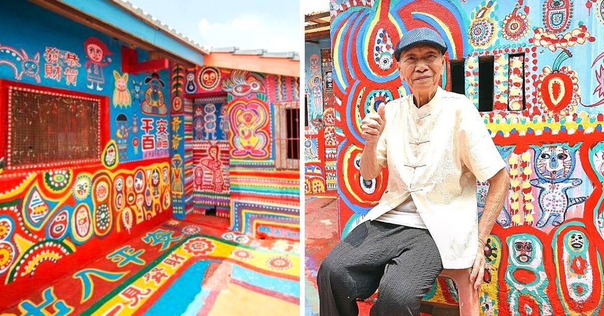 A Soon-to-Be-Knocked-Down Village in Taiwan Saved by a Retired Soldier and His Colorful Visions